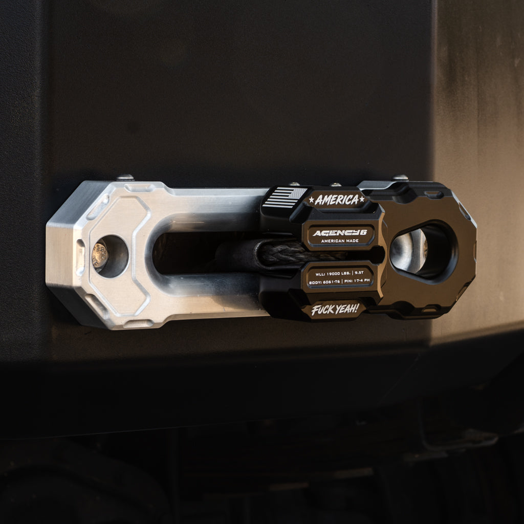 The America F*** Yeah Billet Winch Shackle
