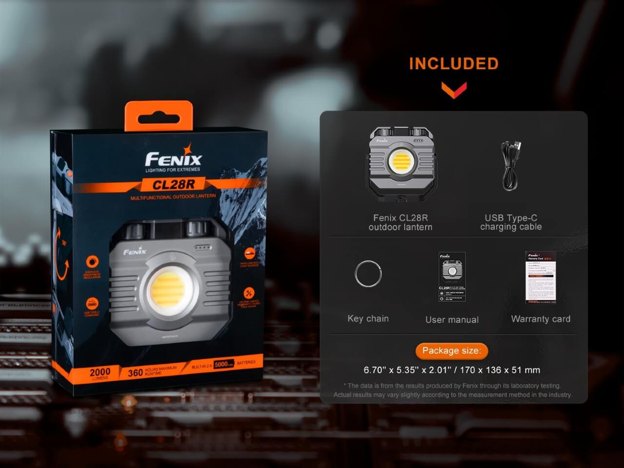 Fenix CL28R Lantern – Agency 6 Outdoor LED Gear