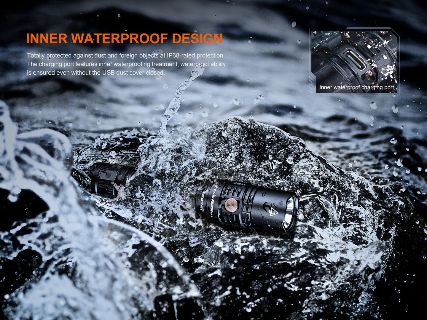 Rechargeable Tactical Flashlight – Fenix PD36R V2