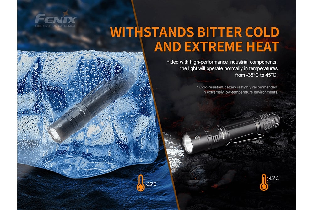 Fenix PD36 TAC - Tactical Flashlight | Agency 6