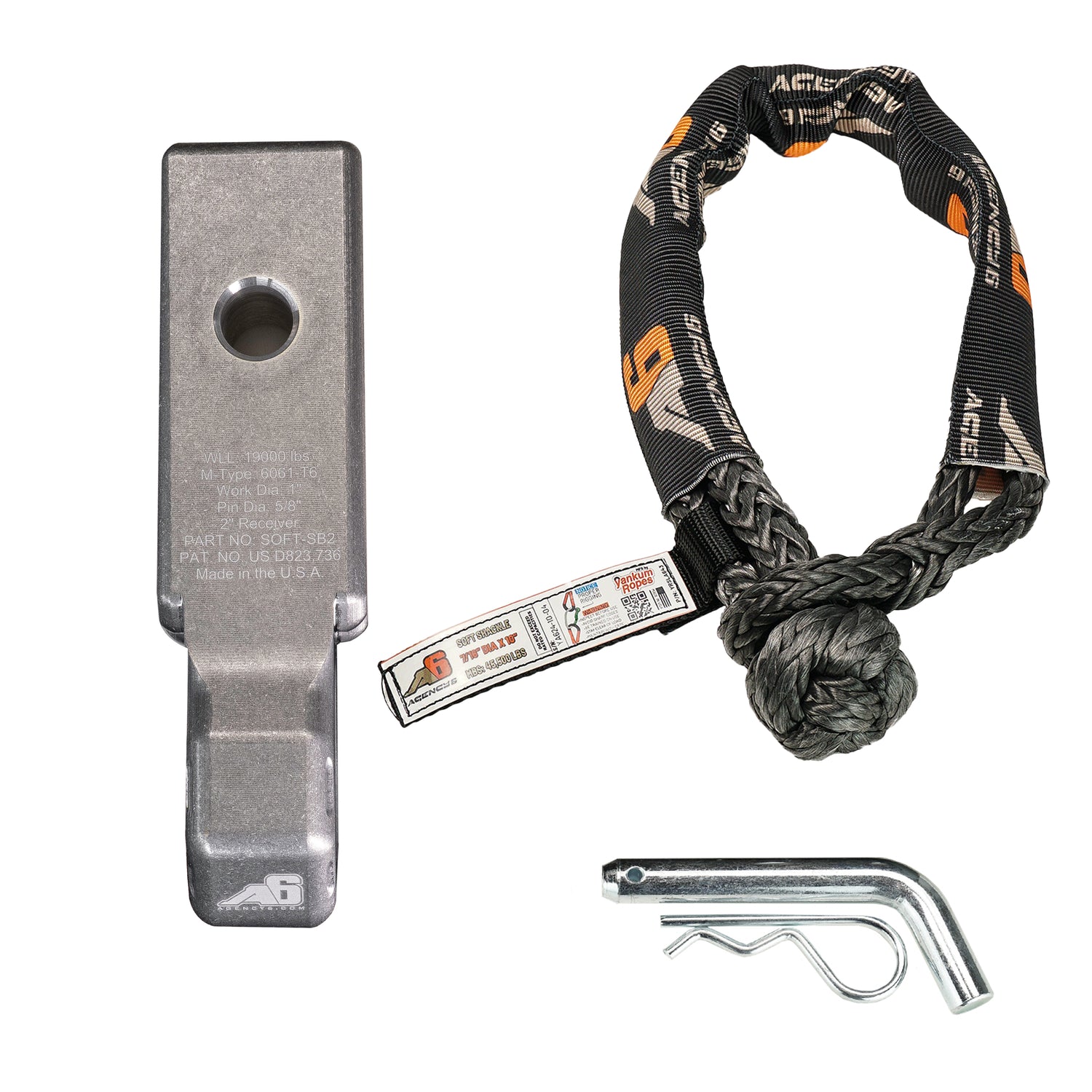 Agency 6 Durable Soft Shackle Block 2 Assembly