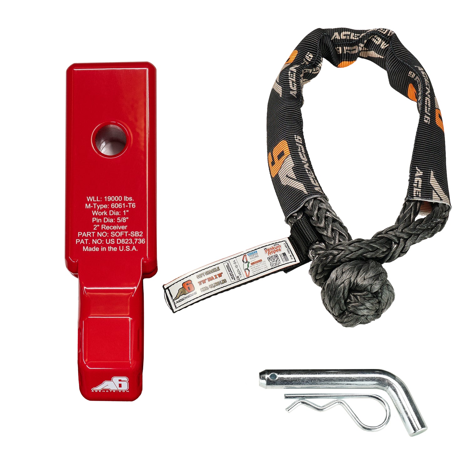 Agency 6 Durable Soft Shackle Block 2 Assembly