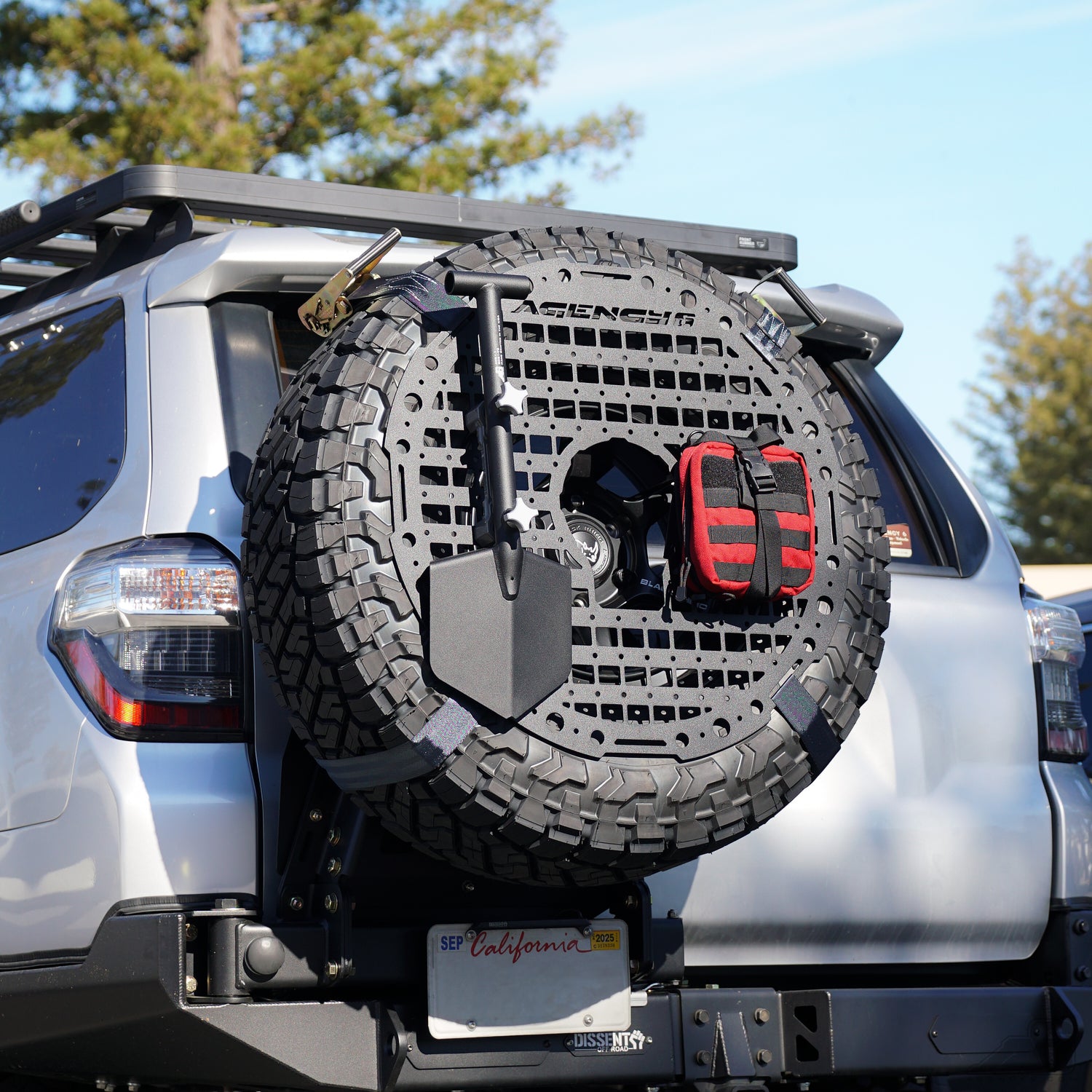 Off-Road Spare Tire Grid – Secure Mount | Agency 6