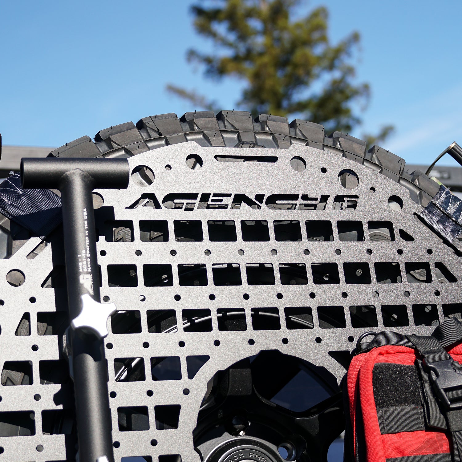 Off-Road Spare Tire Grid – Secure Mount | Agency 6