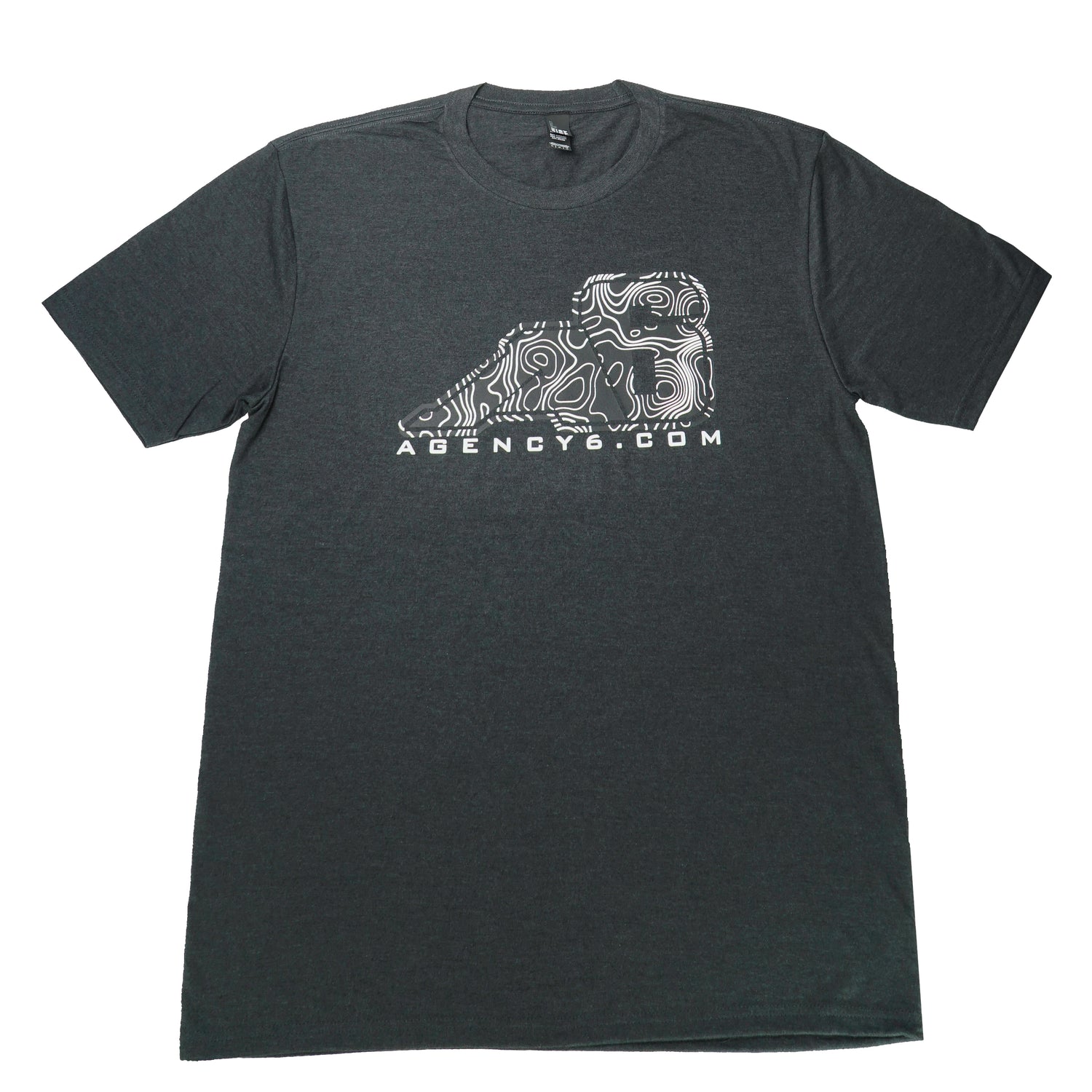Topographic Logo Apparel T-Shirt | Agency 6