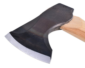 2lb Wood-Craft Pack Axe, 24″ Curved Handle with Leather Mask