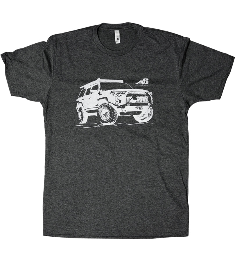 Charcoal Heather Agency 6 4Runner T-Shirt