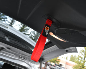 (5TH GEN) Toyota 4Runner Rear Lift Gate Hatch Pull Assist Strap (RED)
