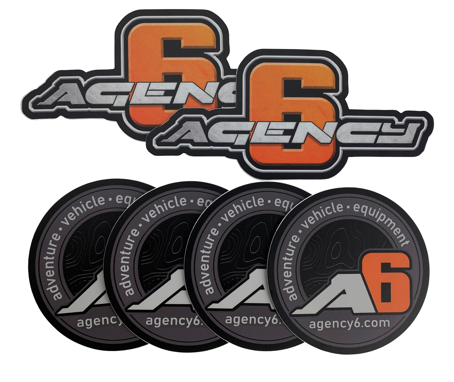Agency 6 Decal Pack | Durable Vinyl Decals