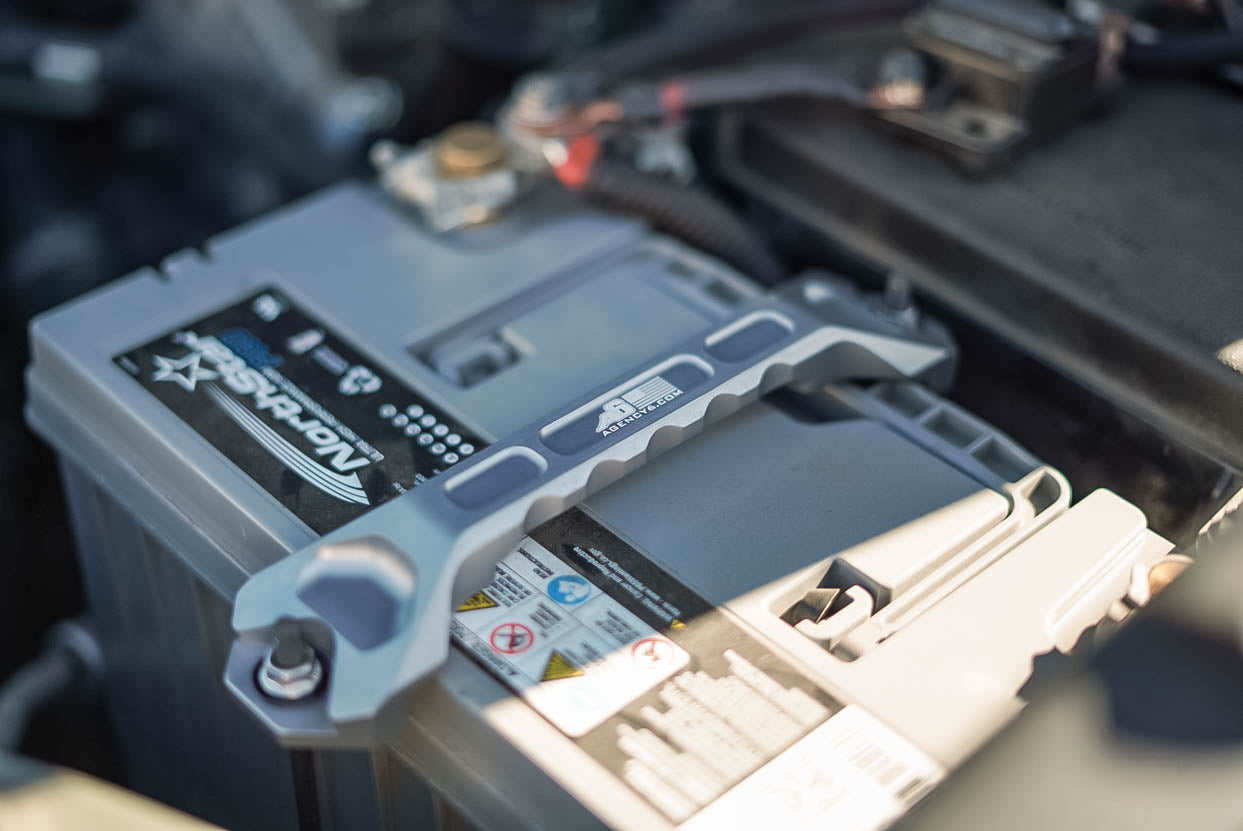 Machined Billet Battery Hold Down Clamps for Toyota & Lexus Models