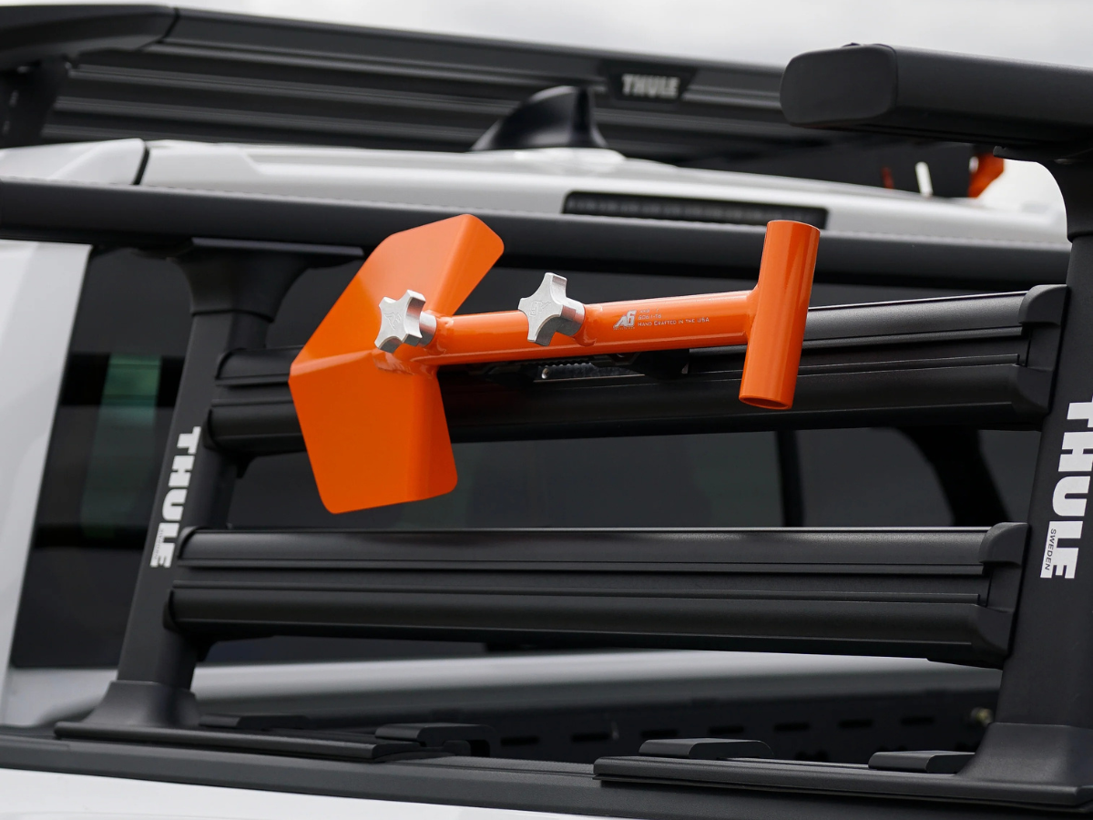 shovel mount for roof rack 