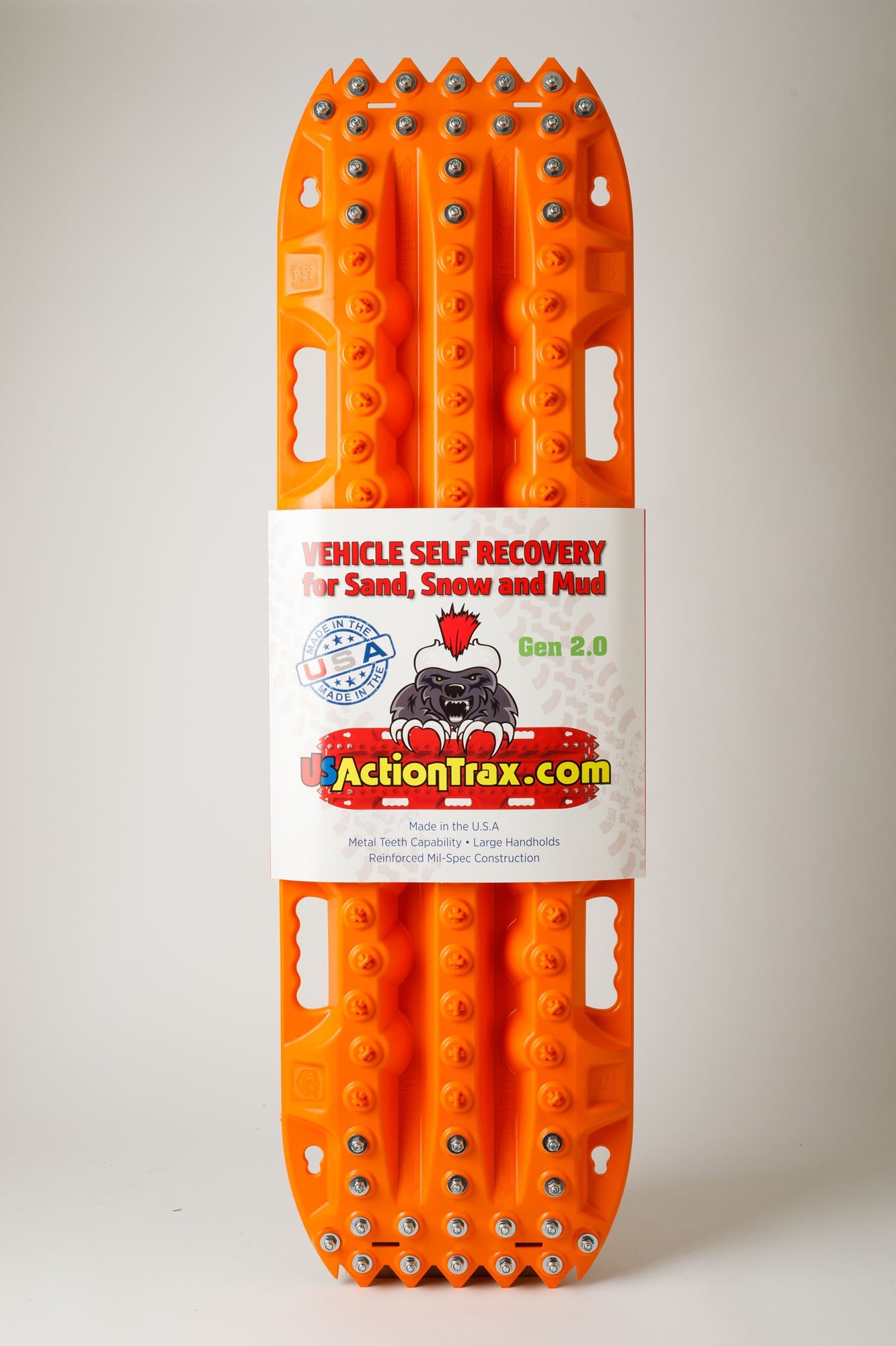 ActionTrax Metal Teeth Orange Pair | Agency 6