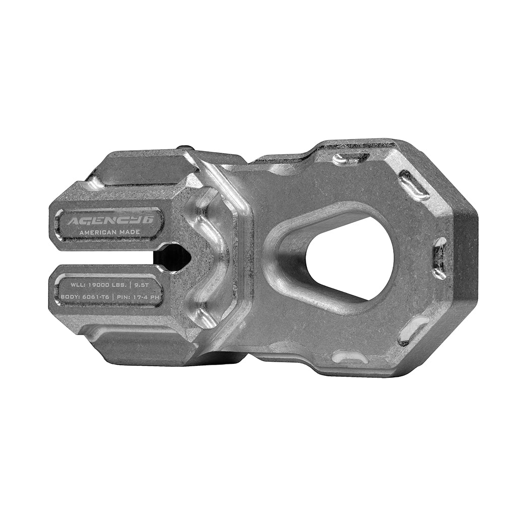 Billet Winch Shackle - RAW