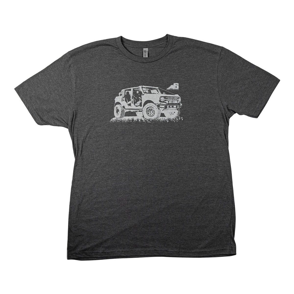 Charcoal Heather T Shirt for Daily Wear | Agency 6