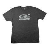 Charcoal Heather T Shirt for Daily Wear | Agency 6