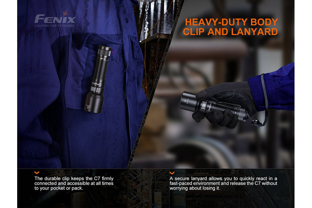 Fenix C7 Rechargeable Flashlight | Agency 6