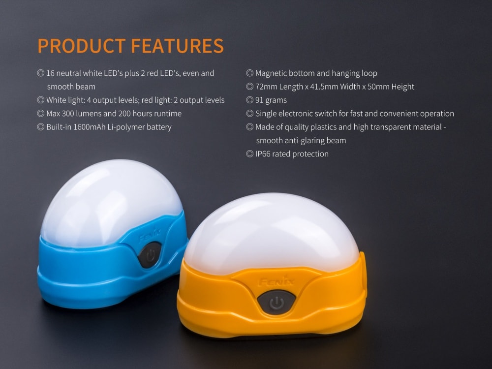 Fenix CL20R Rechargeable Lantern – Agency 6