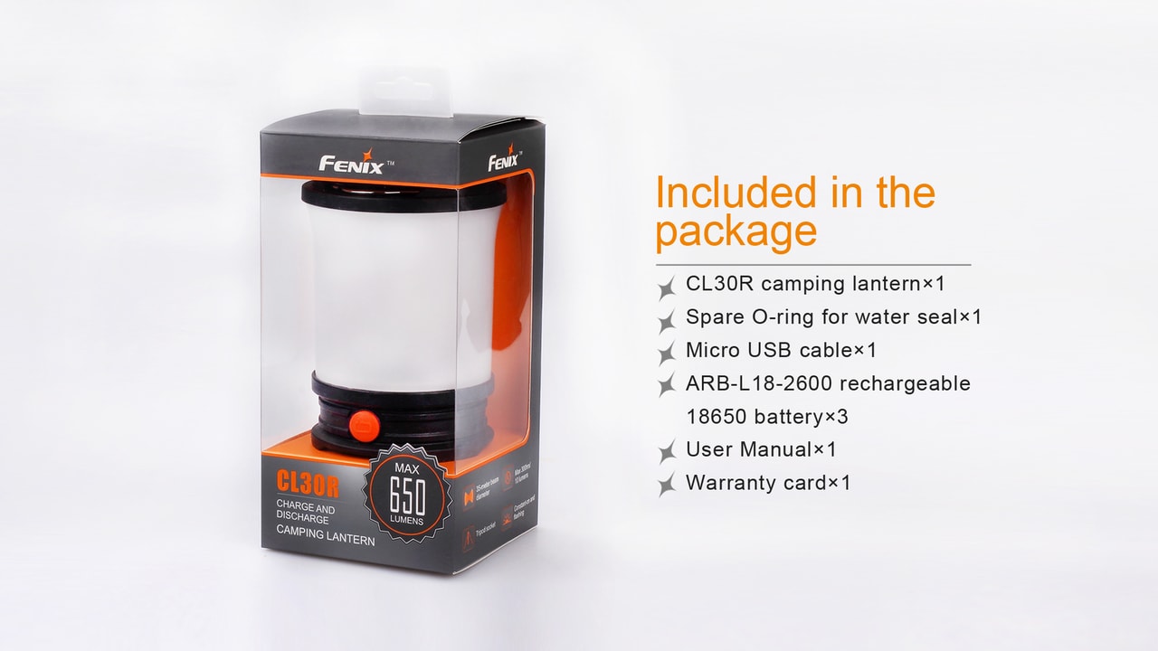 Fenix CL30R LED Camping Lantern | Agency 6