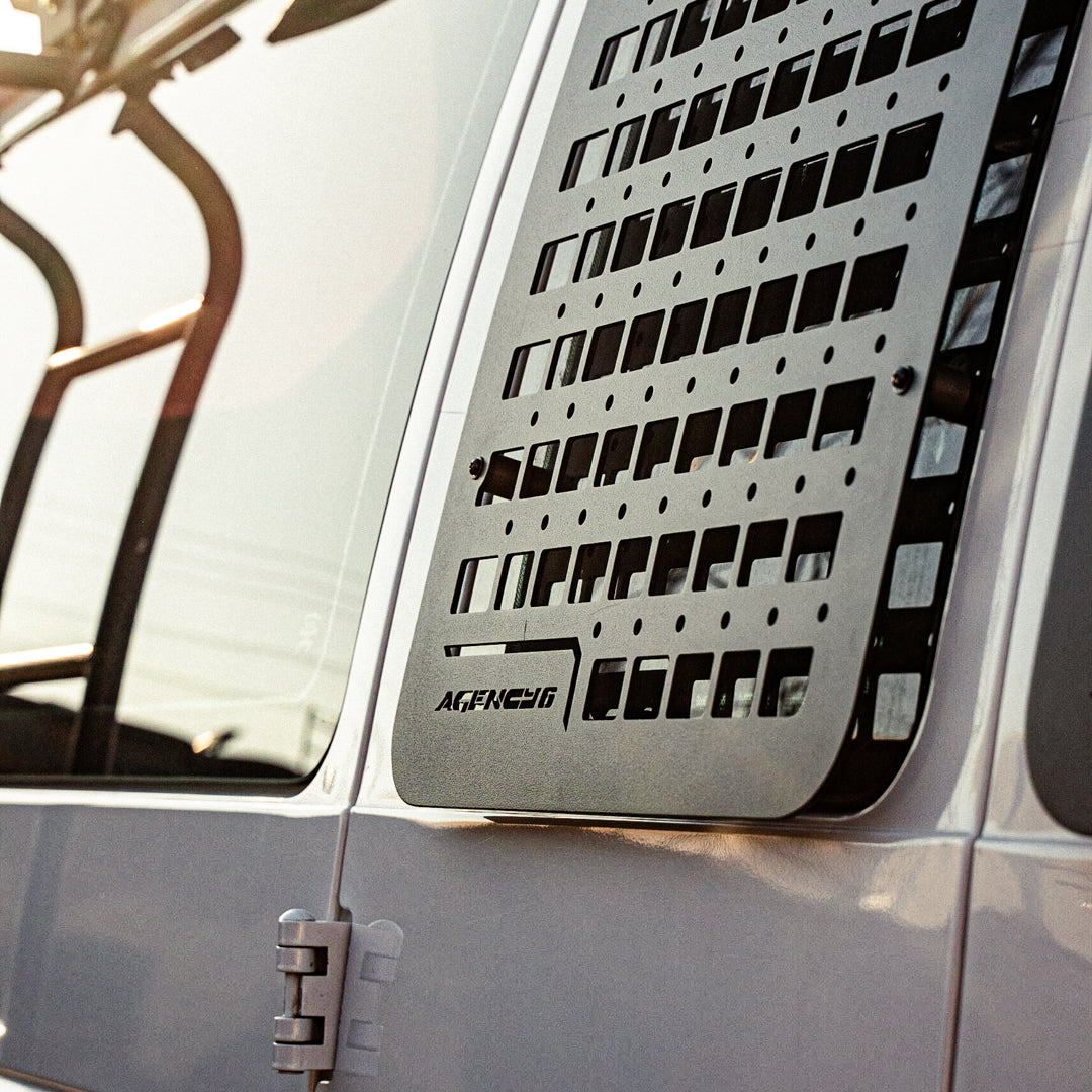 Agency 6 Ford E350 Passenger Window GRIDS – Left Barn