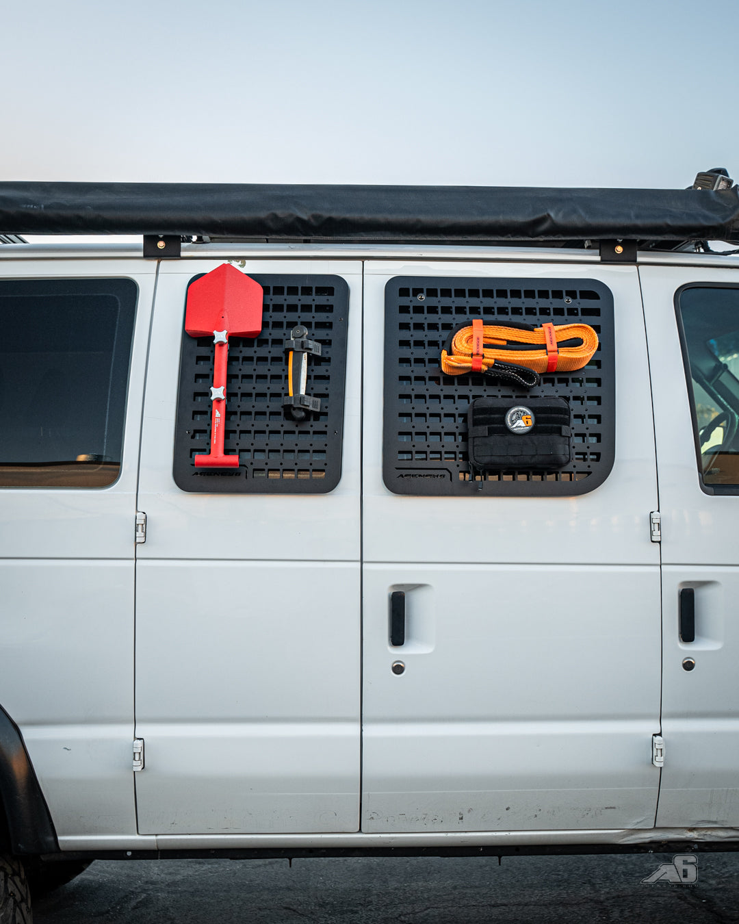 Agency 6 Ford E350 Passenger Window GRIDS – Left Barn