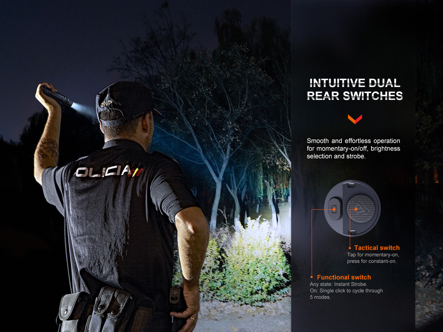 Fenix PD36R Bright Flashlight - Agency 6