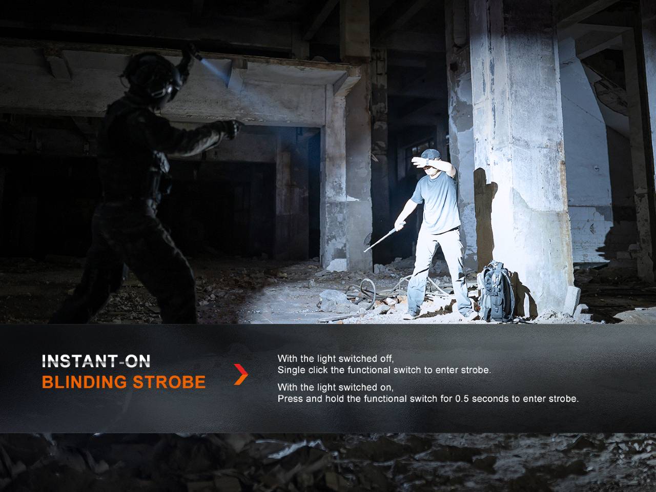 Fenix PD36R Bright Flashlight - Agency 6