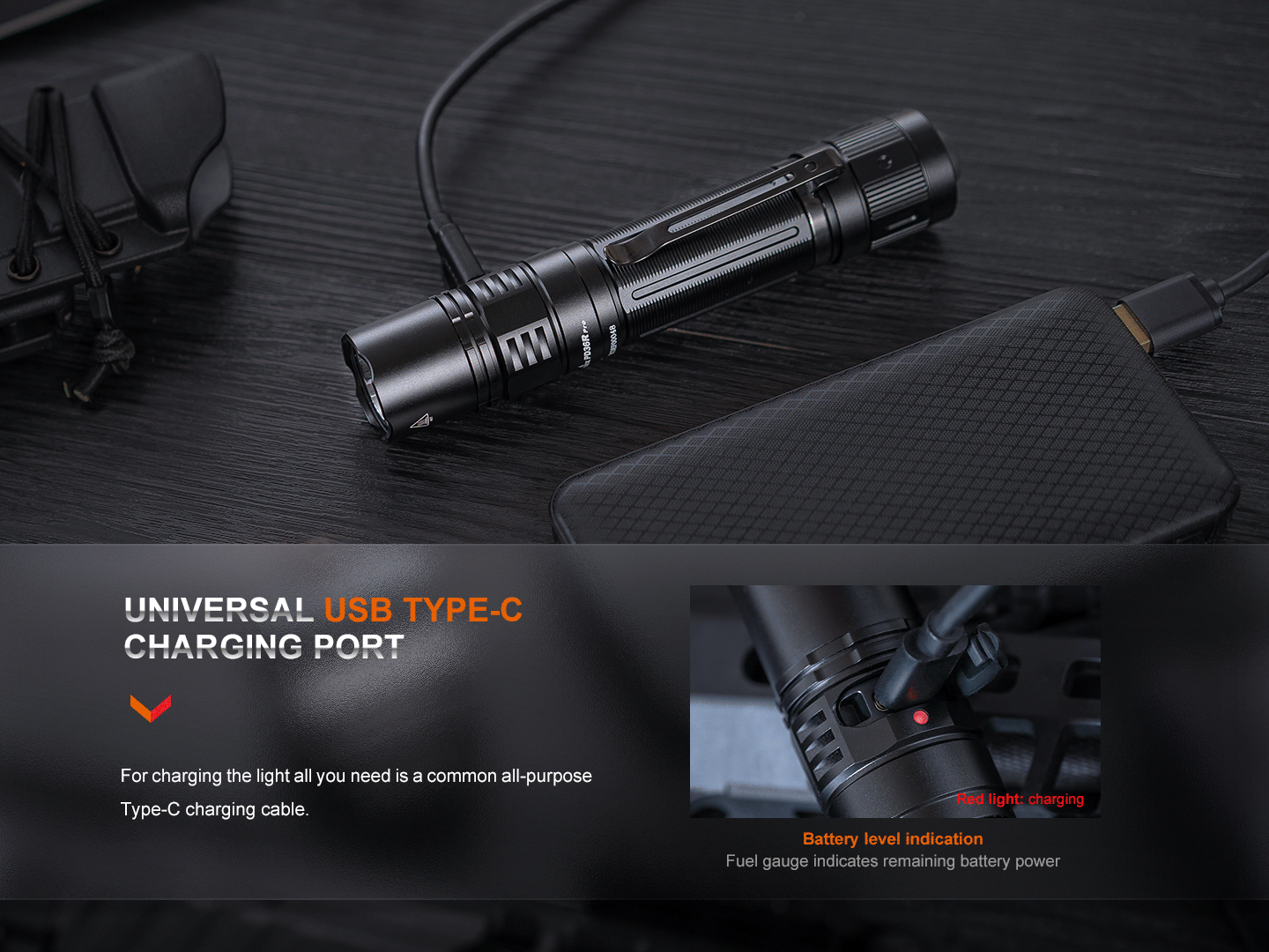 Fenix PD36R Bright Flashlight - Agency 6