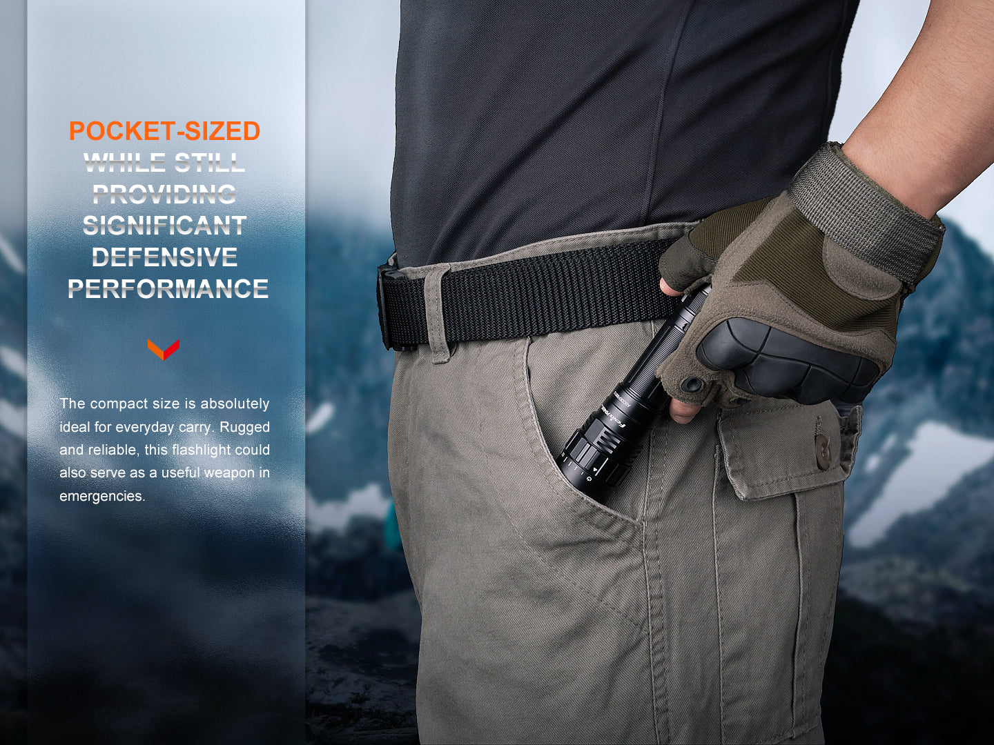 Fenix PD40R Rechargeable Flashlight | Agency 6