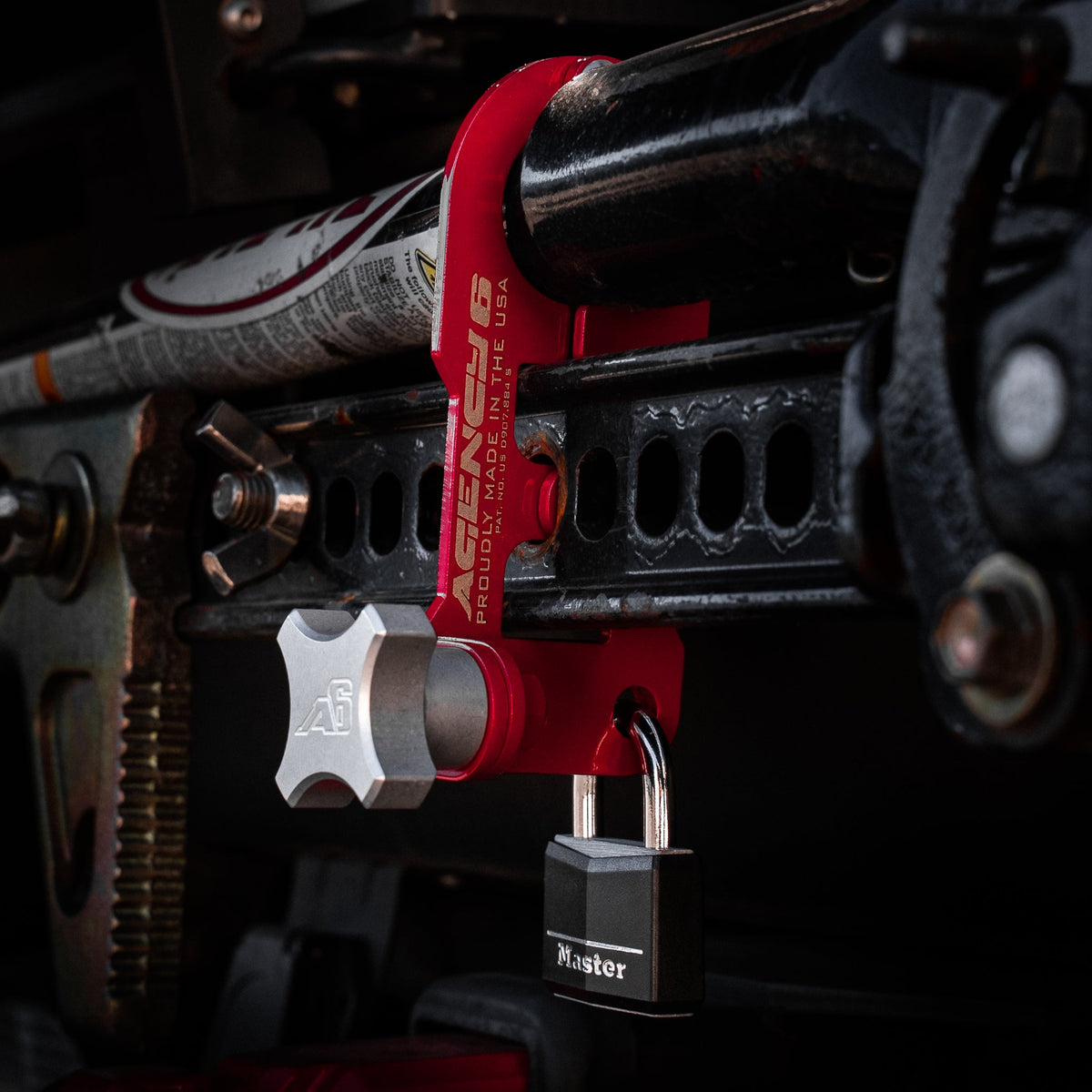 GARAGE SALE - Jack Handle Keeper for Hi-Lift Jacks - (Red)