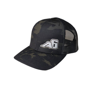 Trucker Snap-Back Hat with A6™ Embroidered Logo