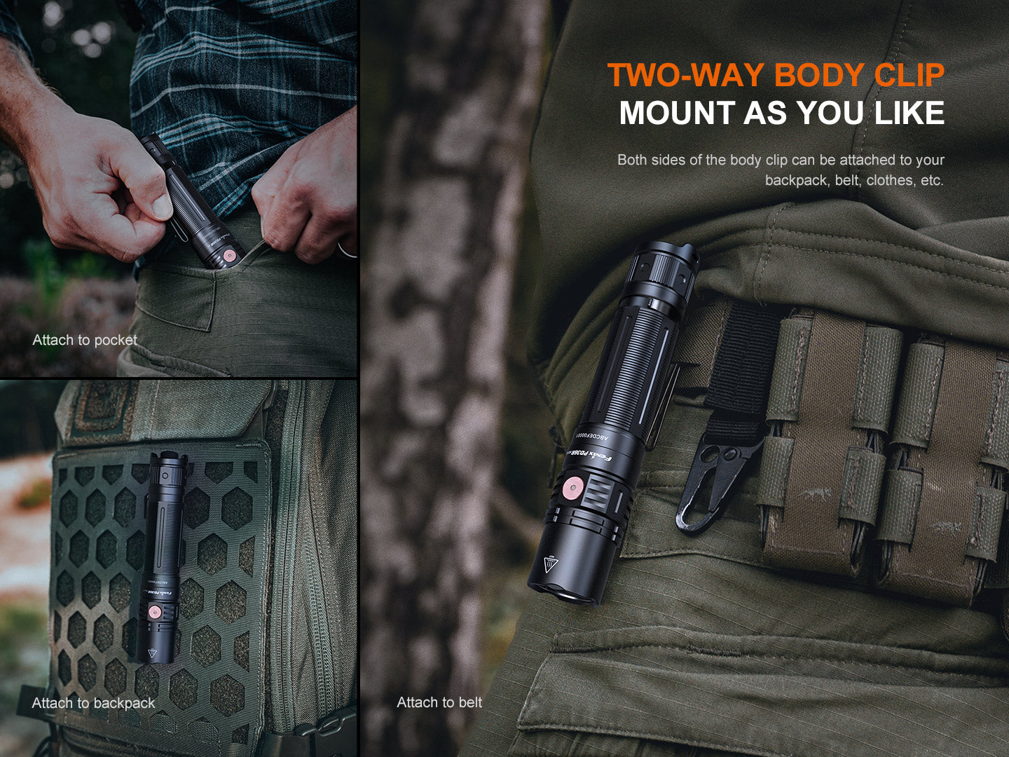 Rechargeable Tactical Flashlight – Fenix PD36R V2