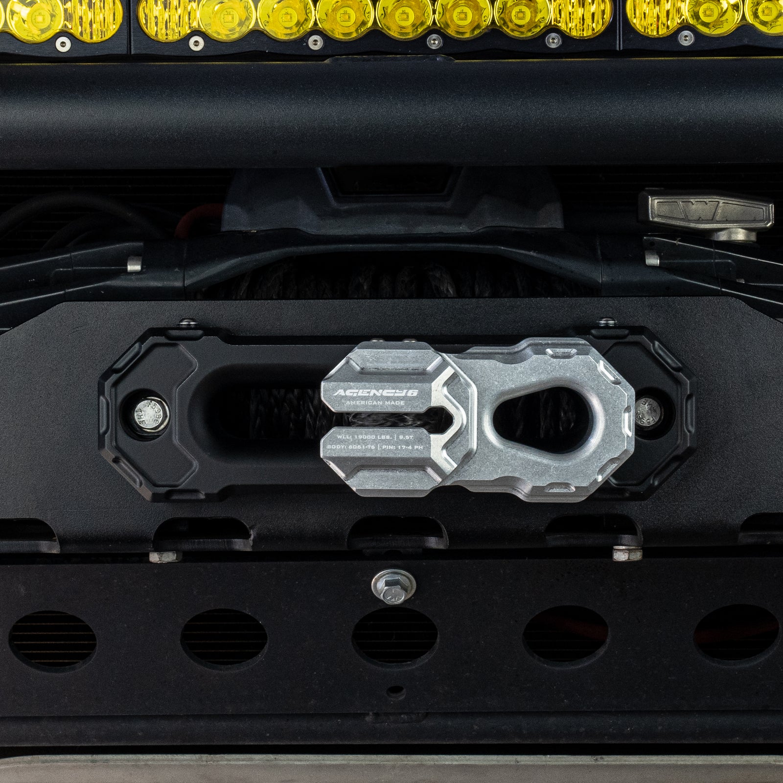 Agency 6 Billet Shackle – Winch Shackle Raw