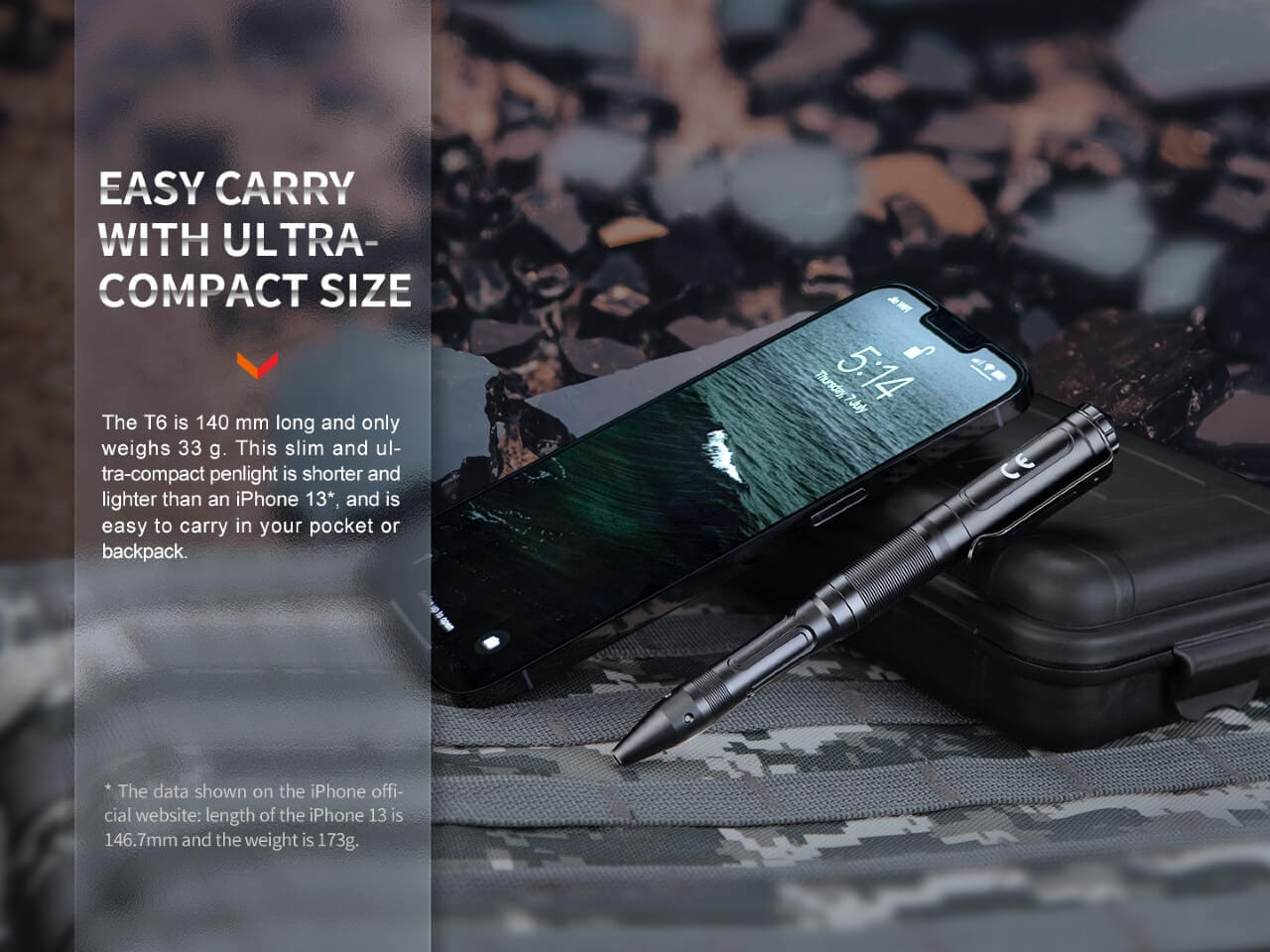 Fenix T6 LED Penlight for Tactical Use | Agency 6