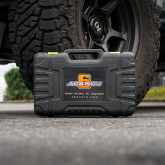 Heavy-Duty Dual Cylinder Air Compressor | Agency 6