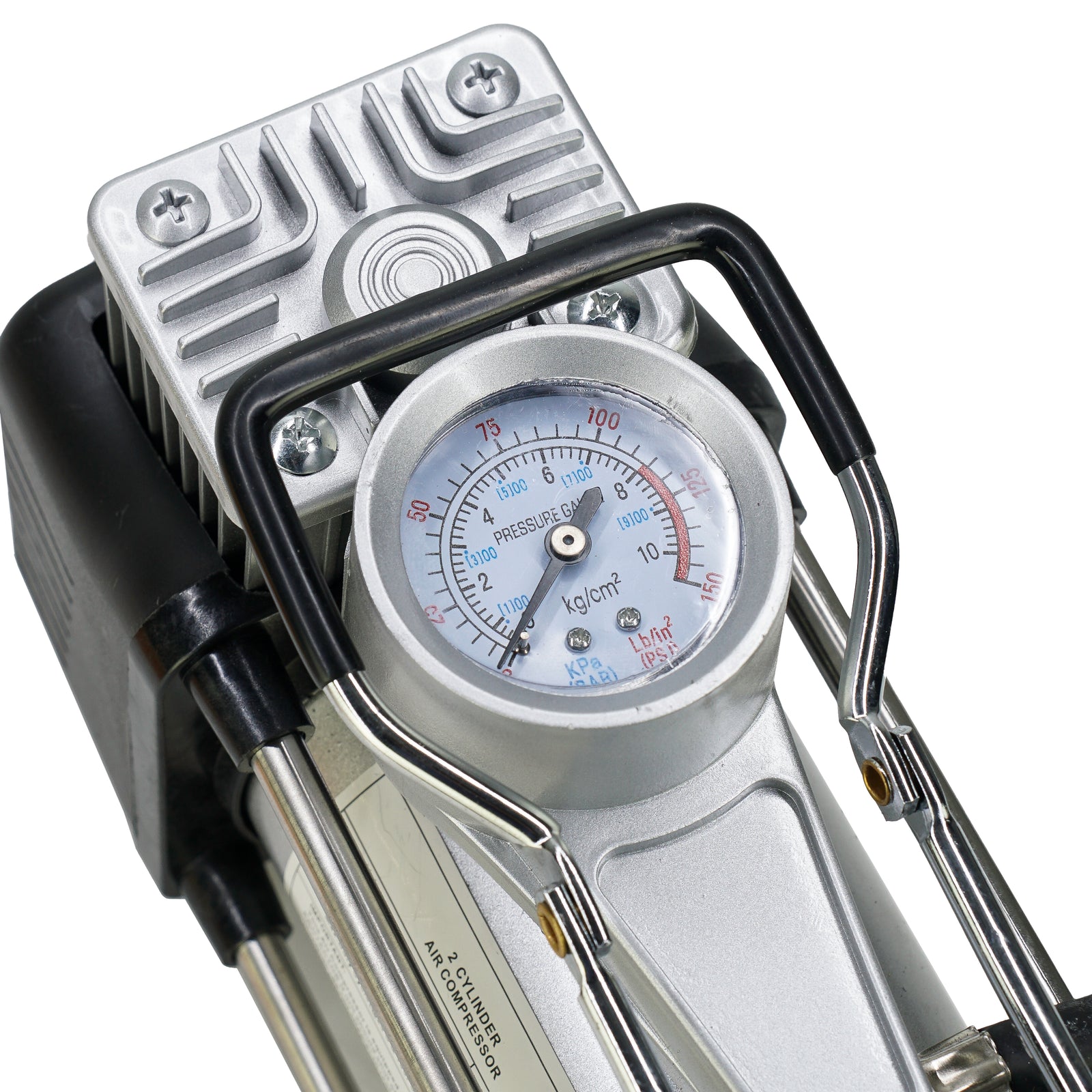 Heavy-Duty Dual Cylinder Air Compressor | Agency 6