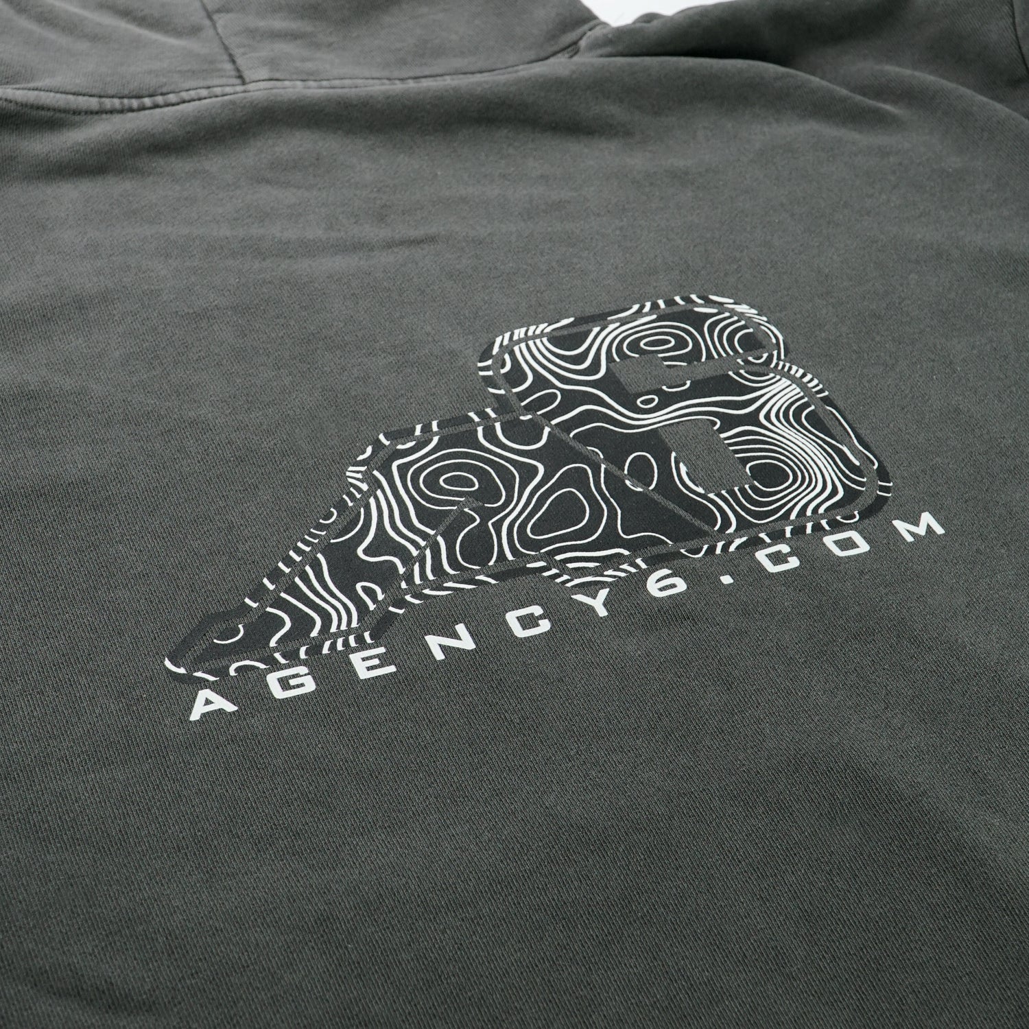 Hooded Sweatshirt A6 Topographic | Agency 6