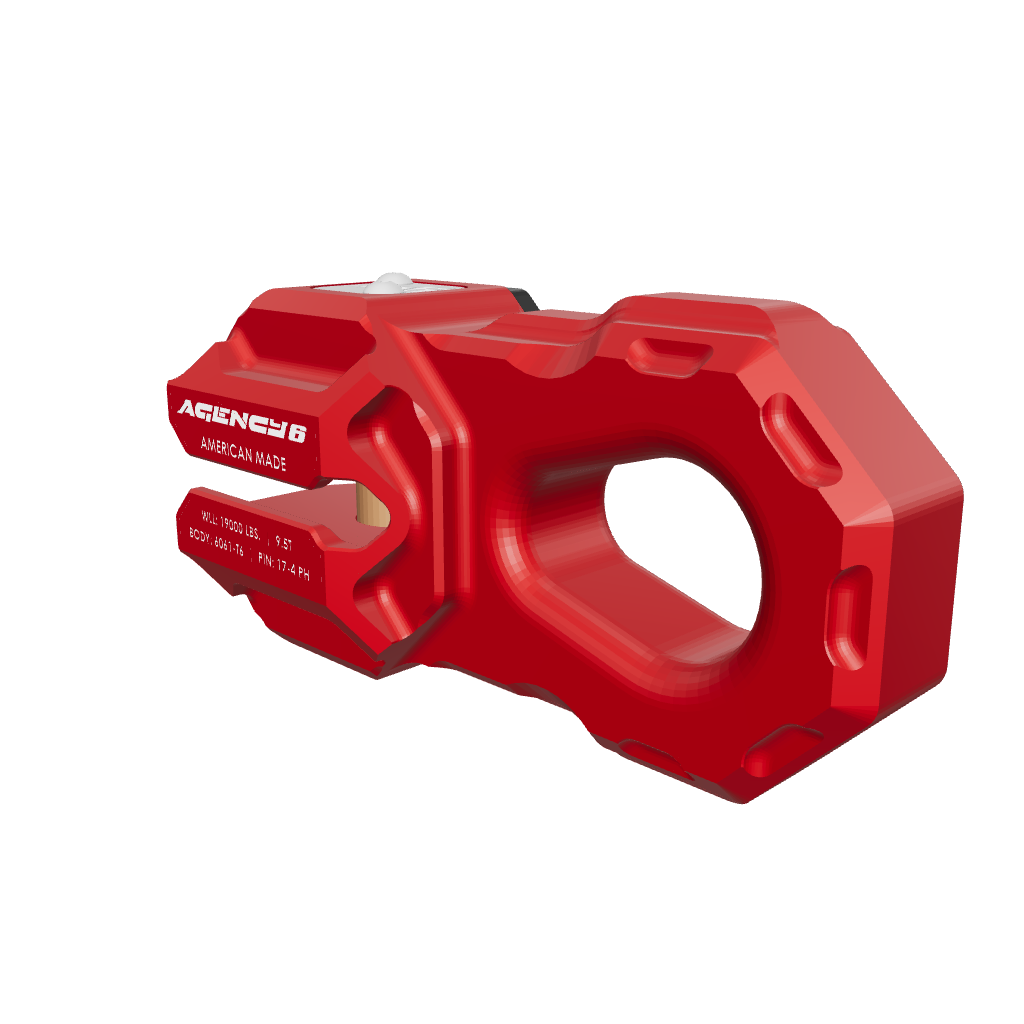 agency 6 billet winch shackle
