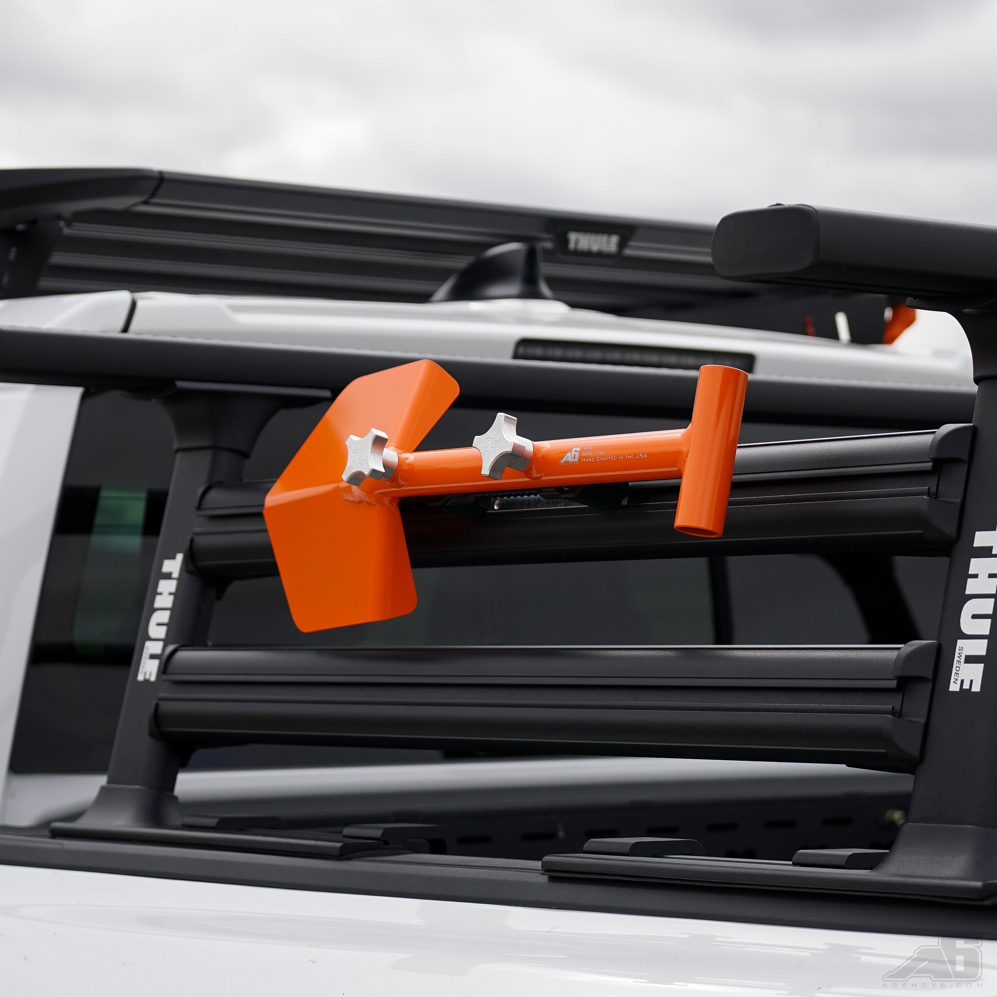 SHOVEL / MOUNT COMBO - ORANGE MINI SHOVEL/SSM WITH KNOBS