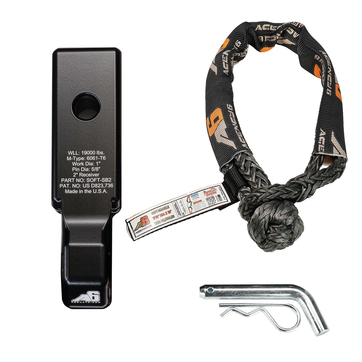 Agency 6 Durable Soft Shackle Block 2 Assembly