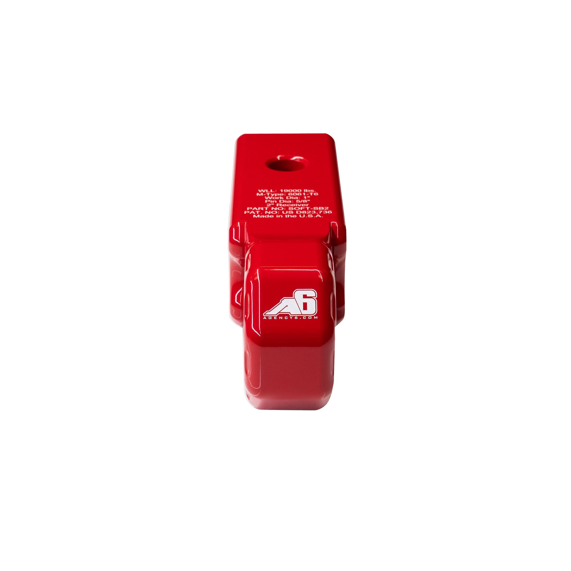 GARAGE SALE - Soft Shackle Block 2" - RED
