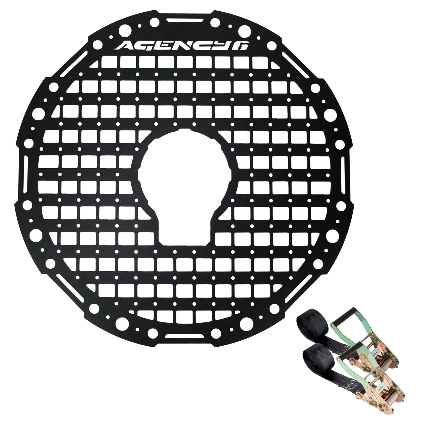 Off-Road Spare Tire Grid – Secure Mount | Agency 6
