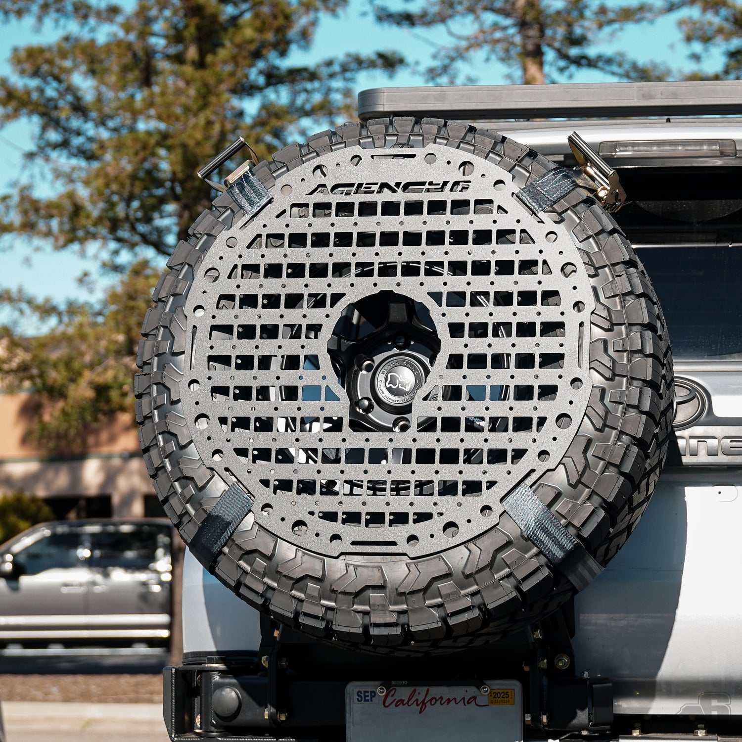 Off-Road Spare Tire Grid – Secure Mount | Agency 6