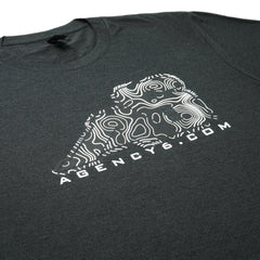 Topographic Logo Apparel T-Shirt | Agency 6