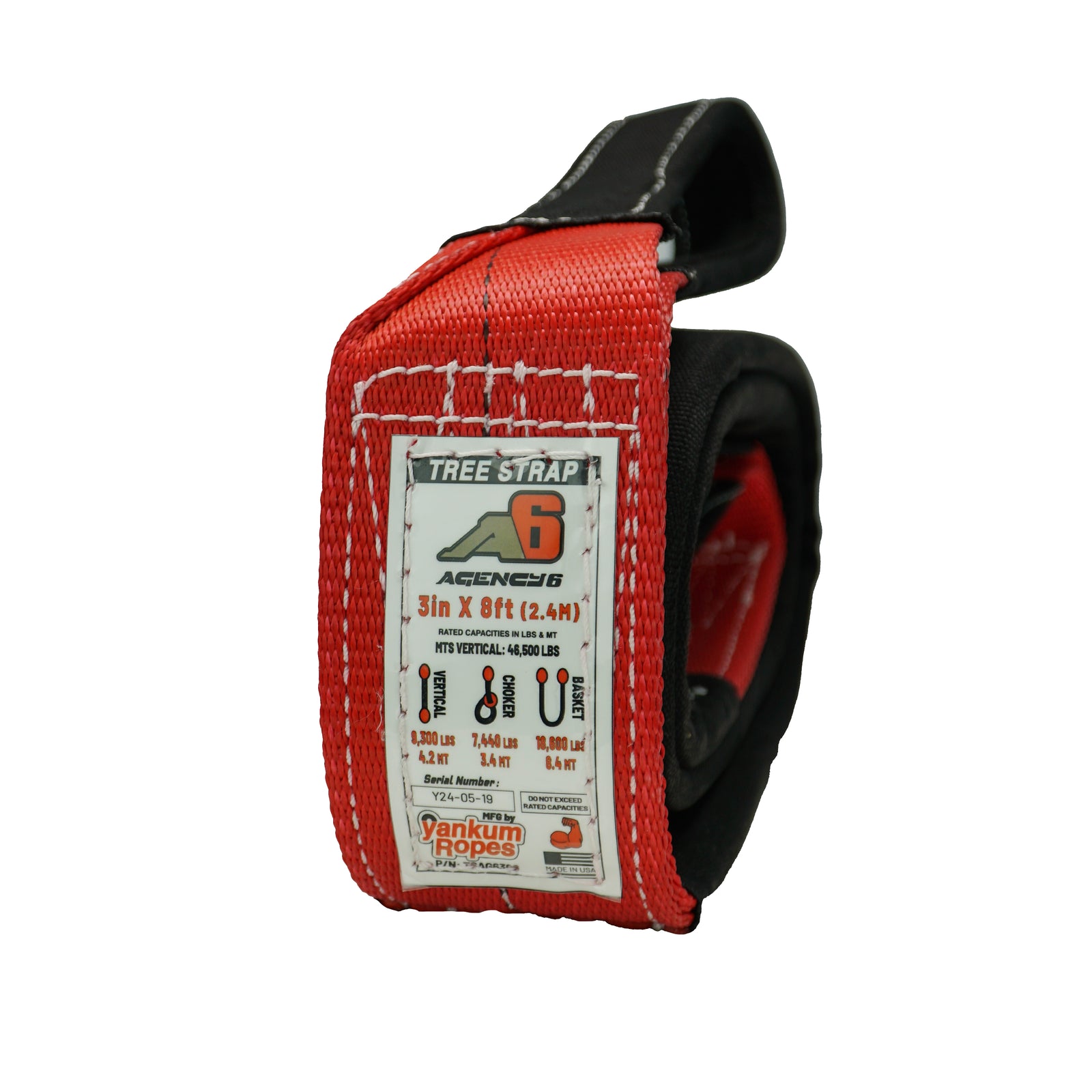Heavy-Duty Tree Strap 3"x8' - Agency 6