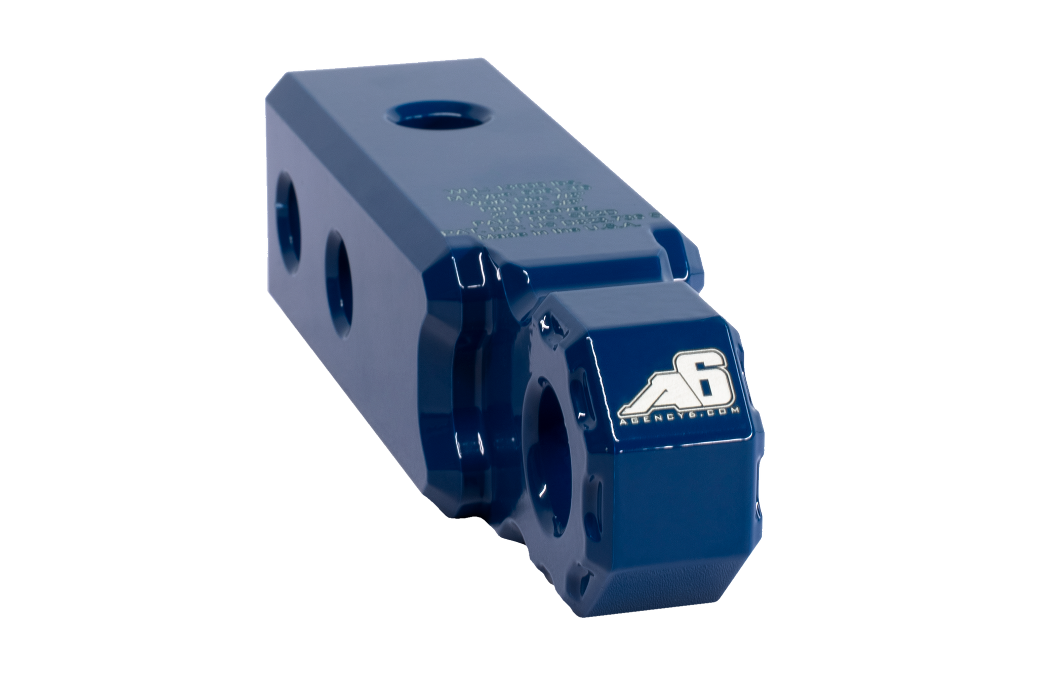 Shackle Hitch Recovery Shackle Block - 2.5 Inch Hitch Receiver Tow Block Red Powder Coat | Made In USA Agency 6 - Foto 4