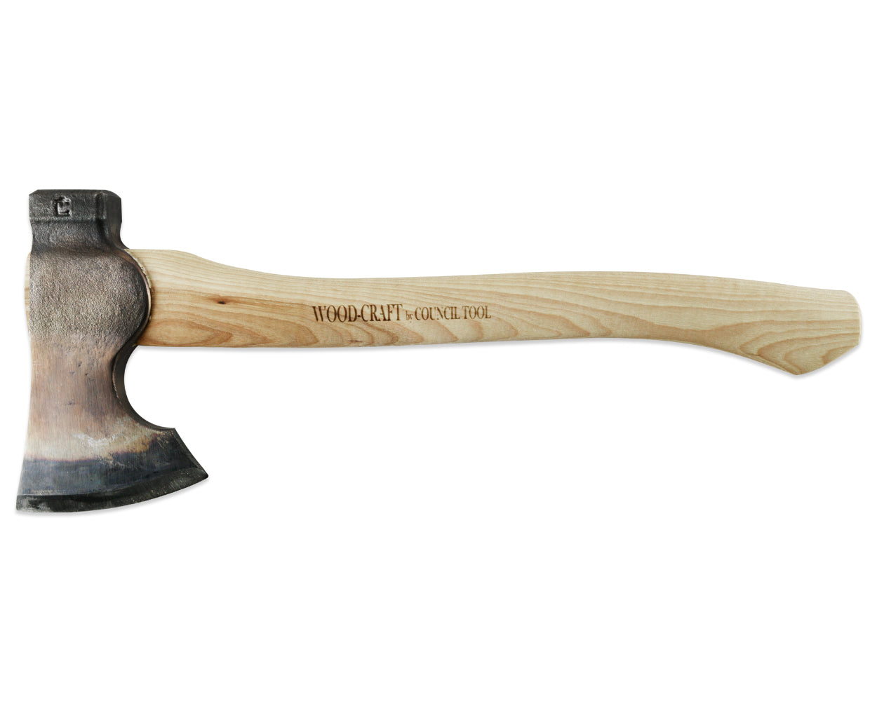 2lb Wood-Craft Camp Carver, 16" Curved Handle with Leather Mask
