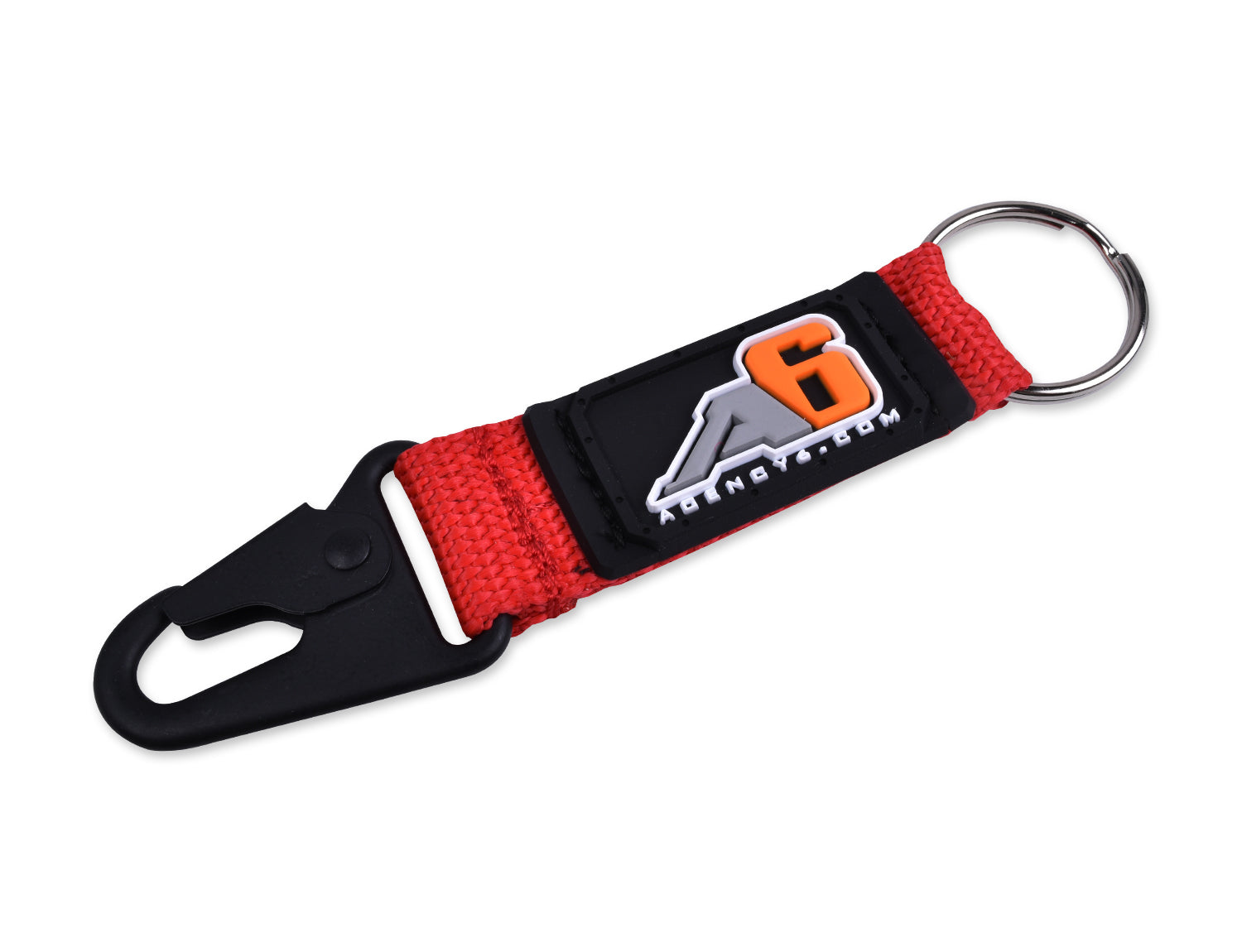 Agency 6 Key Chain - Red