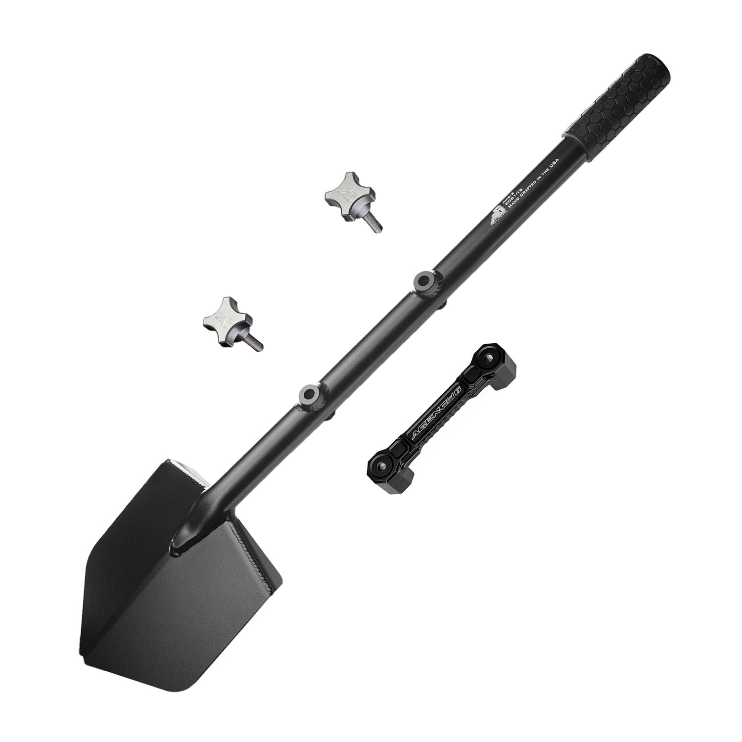 Agency 6 Long Black Shovel and SSM Mount Kit