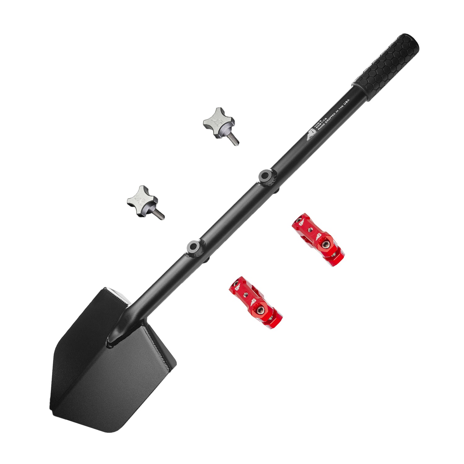 Agency 6 Black & Red Long Handle Shovel