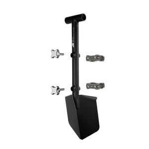 Shovel / Mount Combo - Black Mini Shovel / Grey UMD with Knobs
